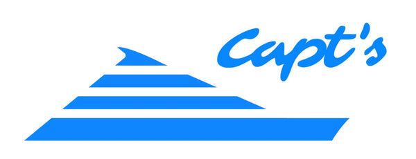Capts Daughter Logo of a blue yacht