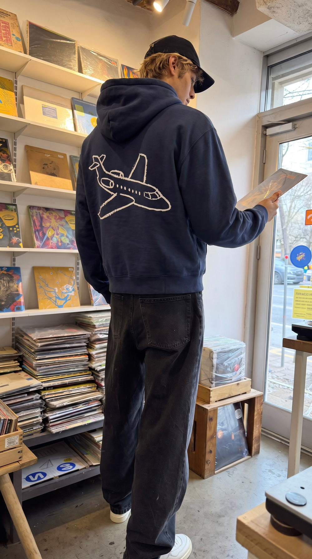 PJ Navy Hoodie
